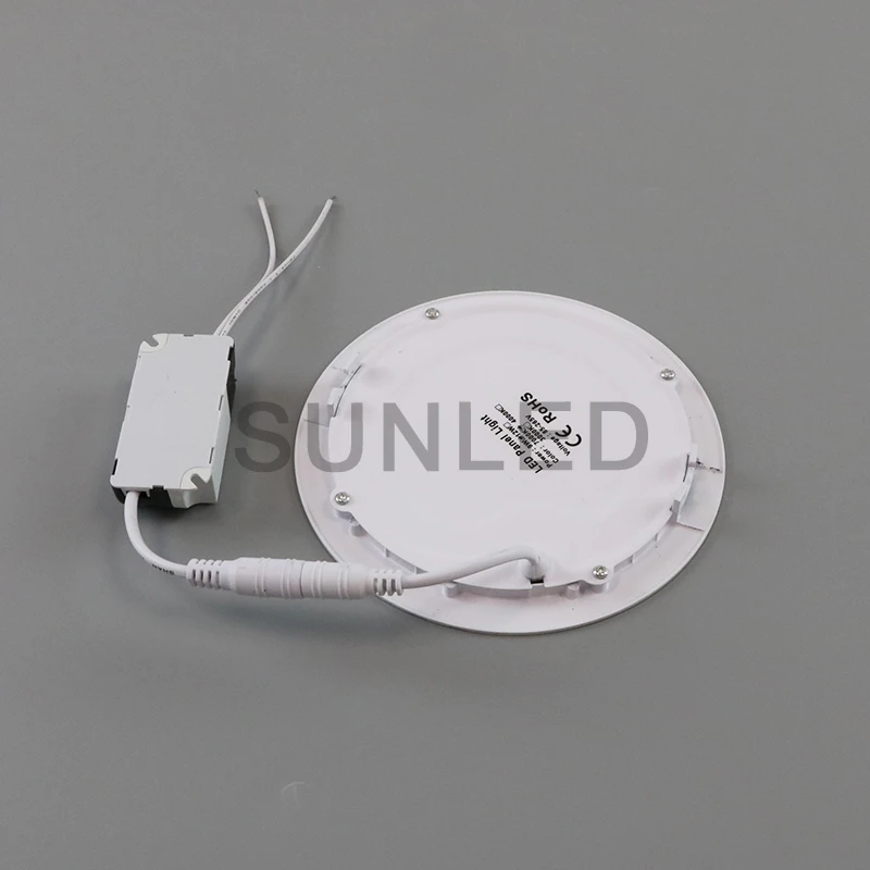 LED 3W 6W 9W 12W 18W recessed ceiling led round panel light