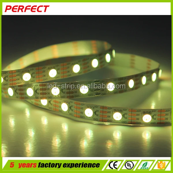 10 шт./м Белый PCB цифровой rgb smd5050 пикселей ws2812b 144 светодиодов изменение цвета светодиодные