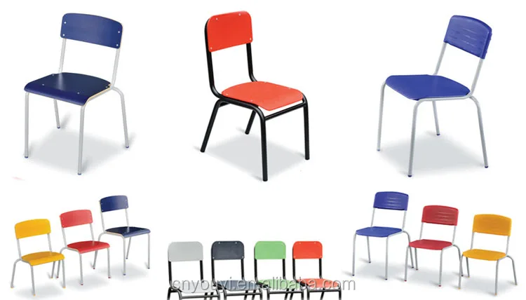 Classroom Furniture Wooden College student Table and Chair for school