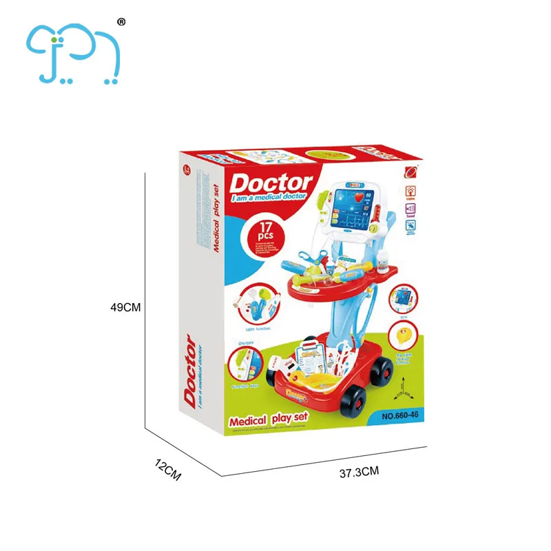  Производитель doctor kit для детей pretend play trolley set