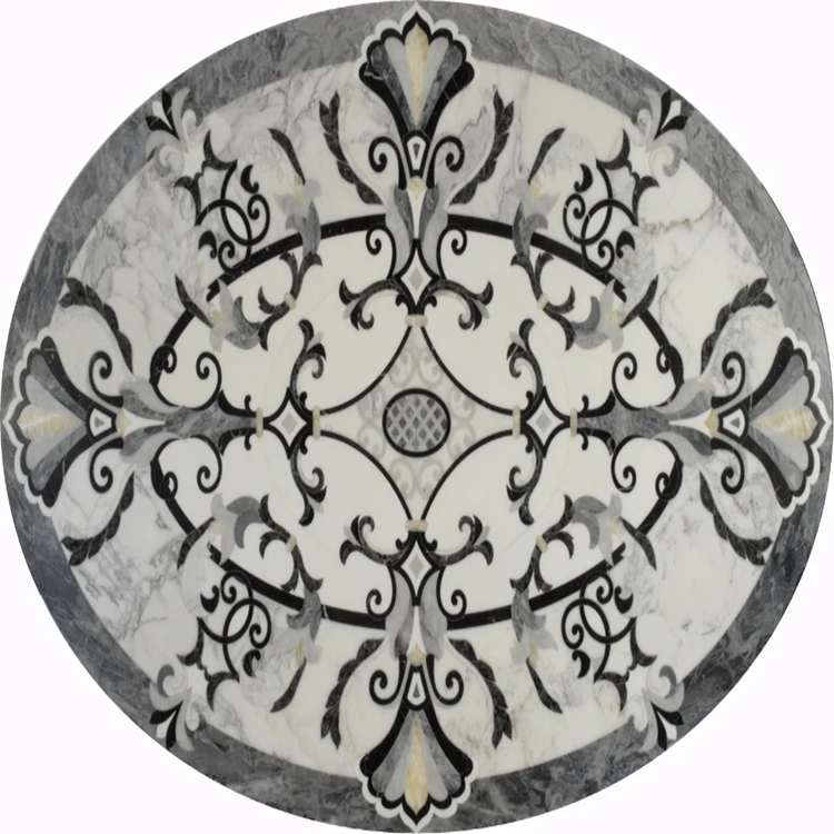 High Quality Stone Marble Oval Design Medallions For Decoration