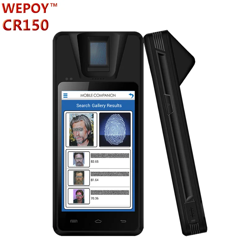 Android handheld biometric fingerprint machine device