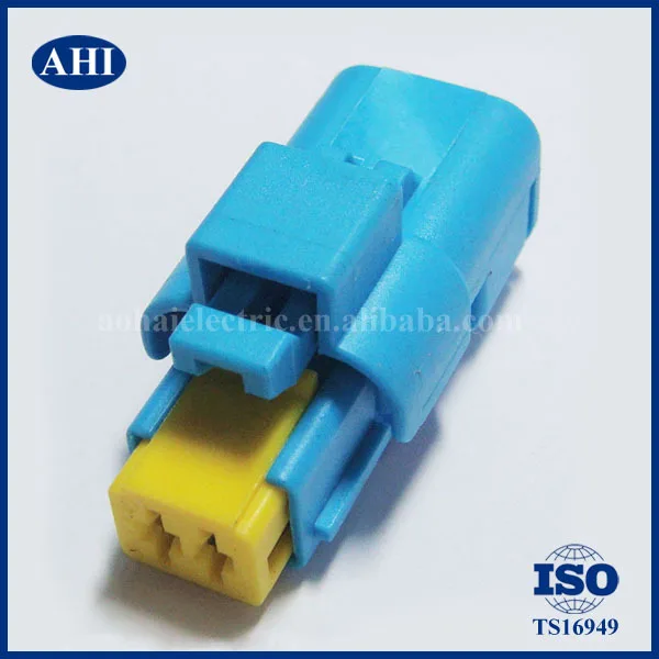 2 контакт. PBT женский синий авто жгут проводов кабель электрический разъем