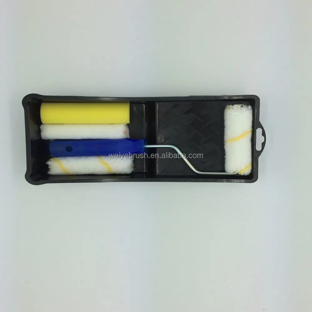 Paint roller set paint roller sleeve paint tray