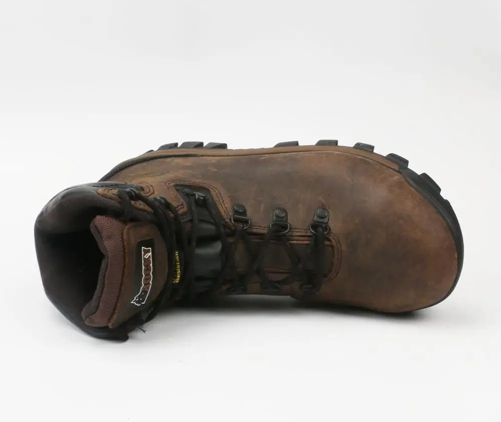 new fashion slip oil resistant steel toe insulated rubber outsole construction nubuck leather work safety boots