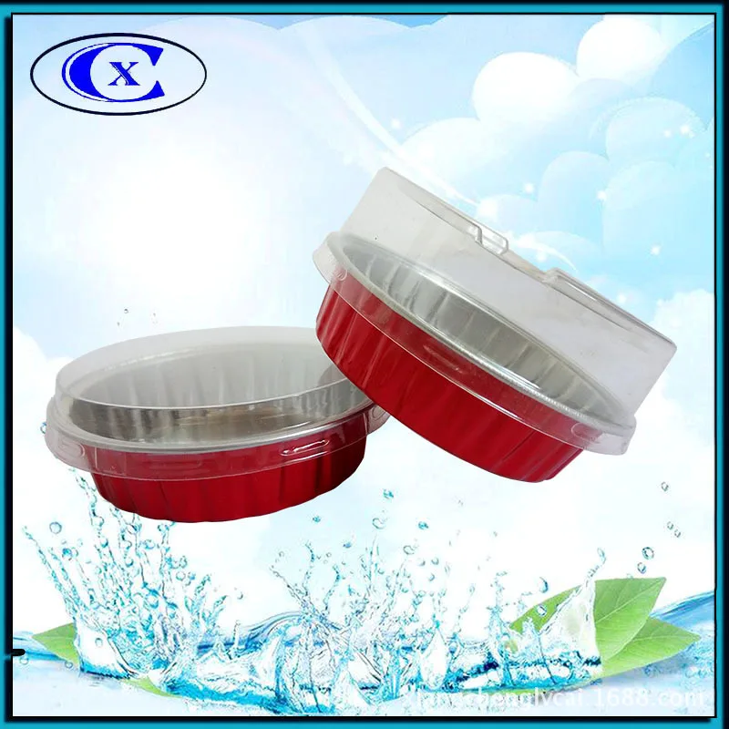 
Colorful Gold Disposable Aluminum Foil Container Tray Pan Cup factory directly sales 