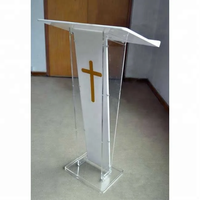 Cheap acrylic church podium factory price