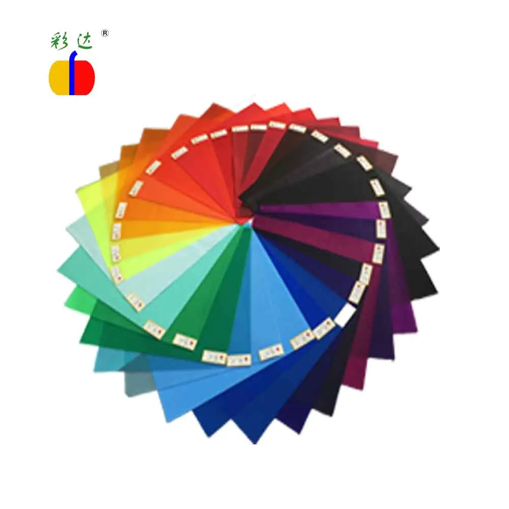 Transparent color EVA interlayer for laminate decorative glass