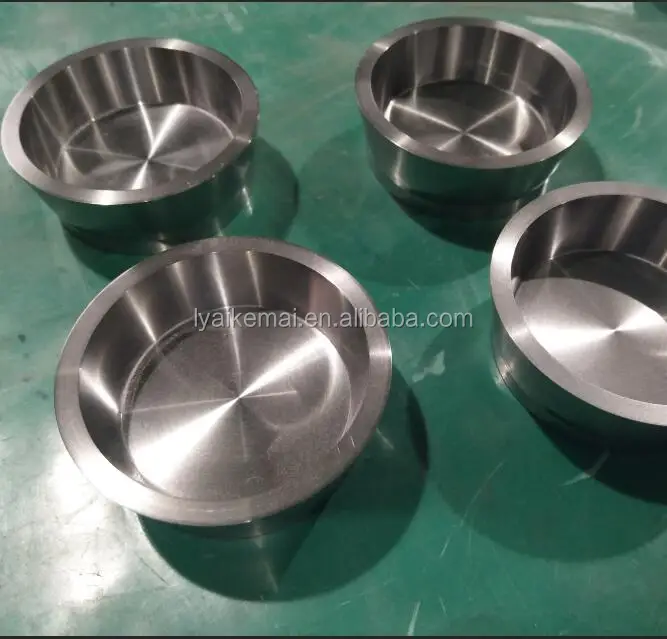 99.95% W1 tungsten crucible tungsten evaporation crucibles for sale