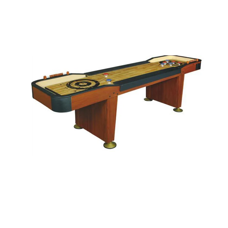 SZX 8ft 9ft Hot selling solid wood shuffle board table for manufacturer sale china
