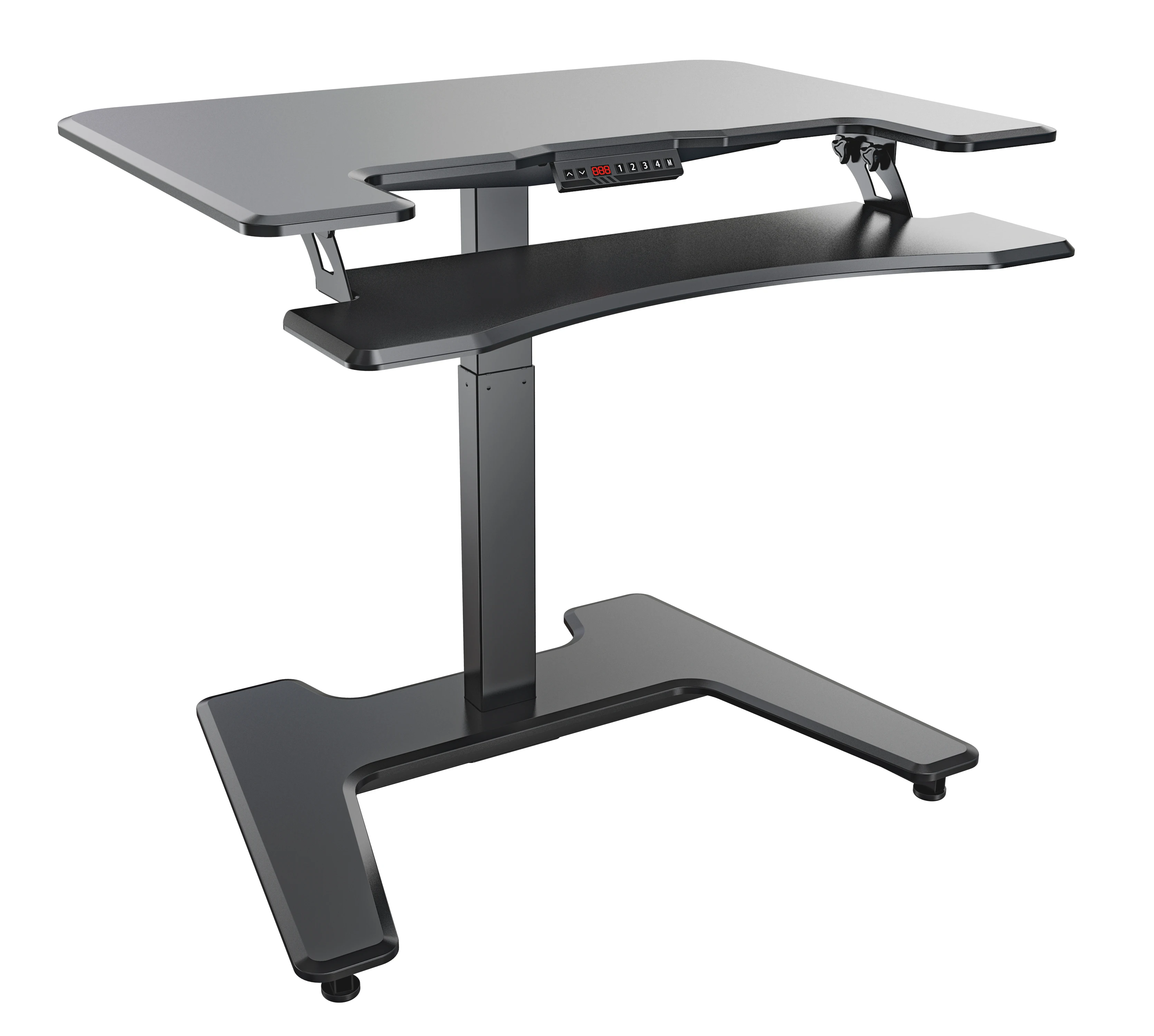 Electric Height Adjustable Sit Standing desk for office