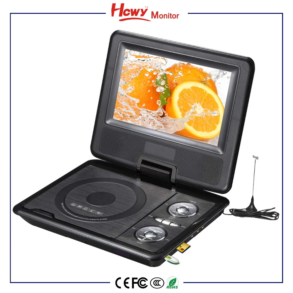  Портативный домашний DVD 7 дюймов 9 10 детский подарок dvd-плеер с EVD VCD CD USB SD