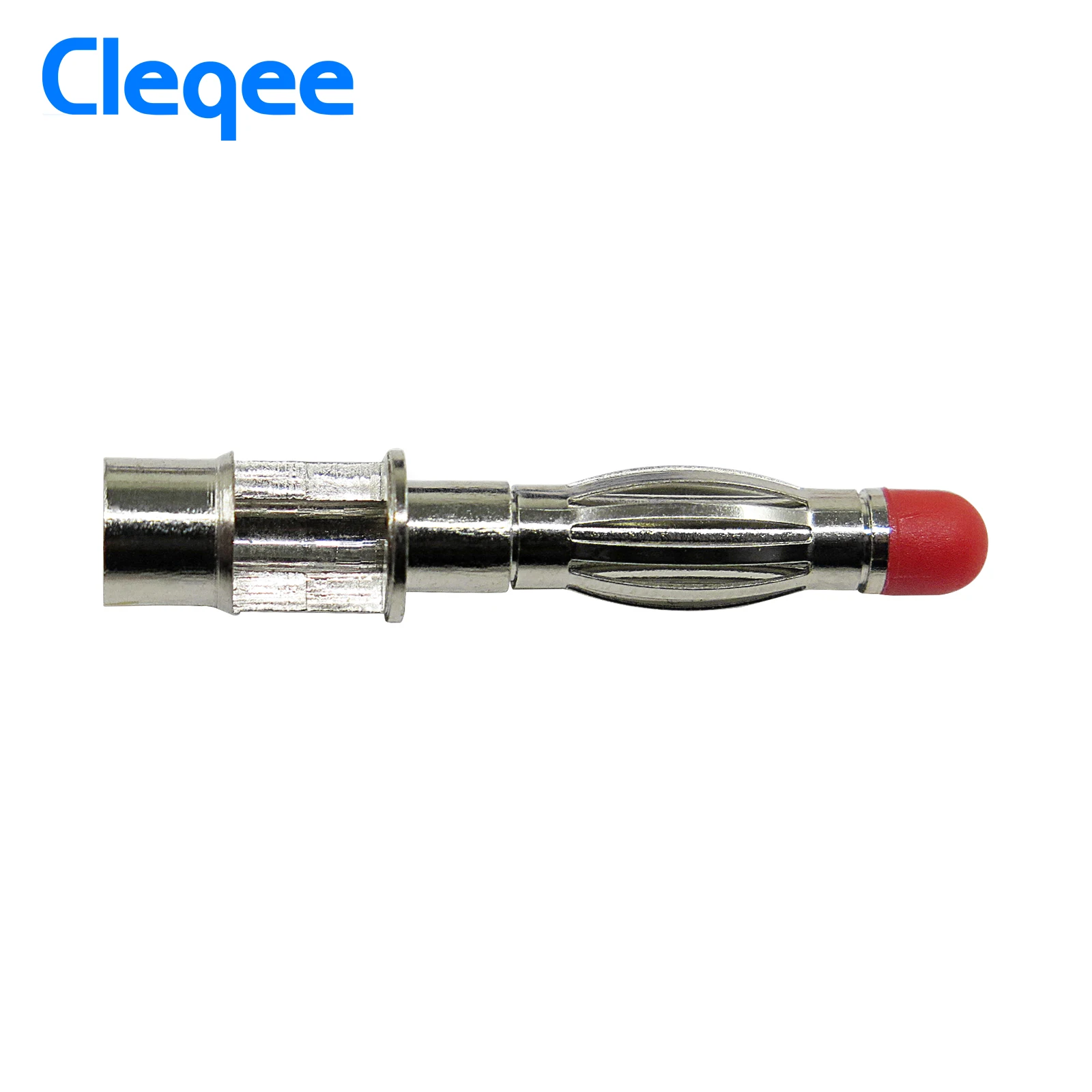 Cleqee P3013 High Quality safety 4mm Shrouded Banana Plug Solder In line DIY assembly test leads connectors