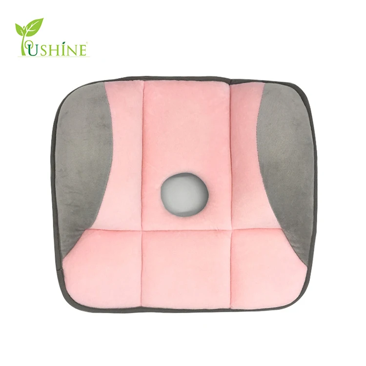 
Beautiful buttocks cushion waist straight back memory foam fat seat cushion 