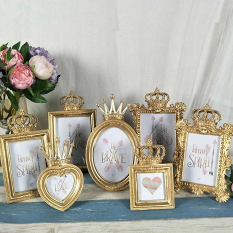 Европейская Корона, рамка, украшение, золото, смола, рукоделие, 7 комплектов для дома, свадьбы (60823055983)