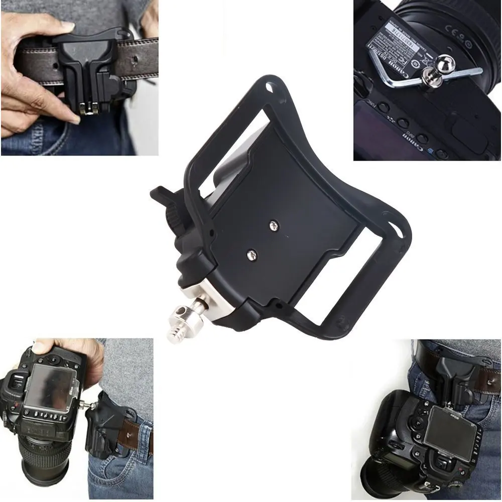 Quick Release Strap Buckle Hanger Capture Camera Waist Belt Holster for NIkon Canon