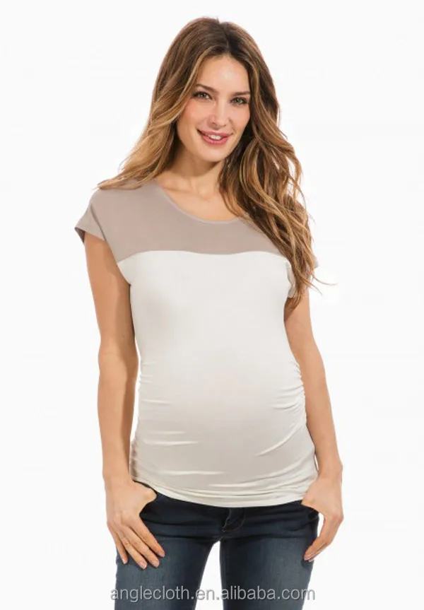 Китайский производитель одежды для беременных женщин с коротким рукавом молодежная одежда для беременных
