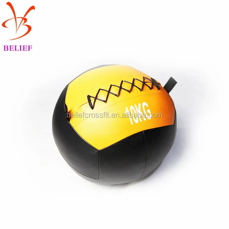 2019 New Designed Cross Fitness PU medicine balls/wall ball