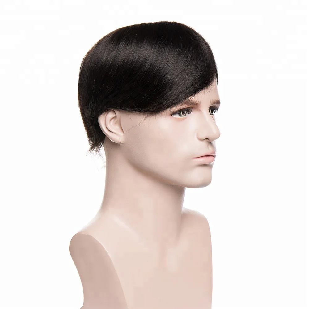 Super Thin Skin Invisible Hairline Hair Replacement Toupee Mens human Hairpieces