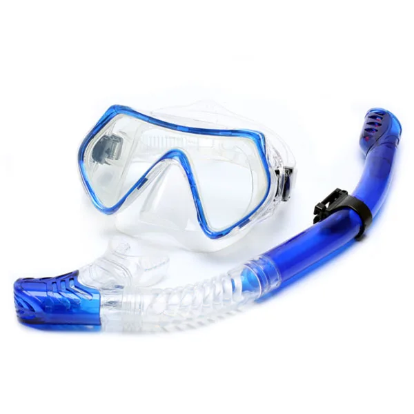 Tempered Lens Diving Mask Anti-fog Waterproof Snorkel Set