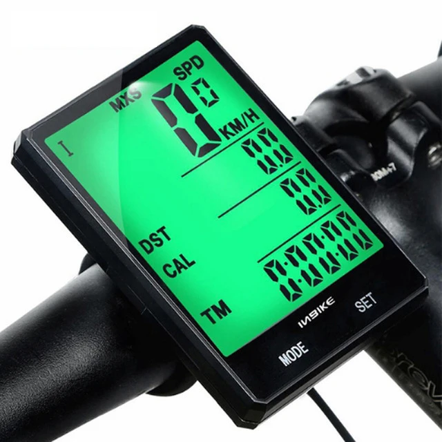 INBIKE Wireless Bike Computer Speedometer Odometer Rainproof Cycling Bicycle Computer Bike Measurable Temperature Stopwatch