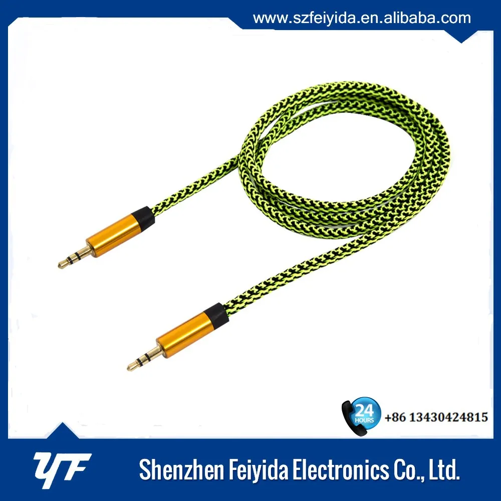 Цена завода 3.5 мм стерео аудио splitter кабель aux