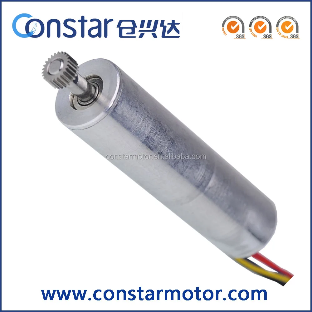 40mm 24v long life slotless inner runner with hall electrical dc brushless small bldc motor