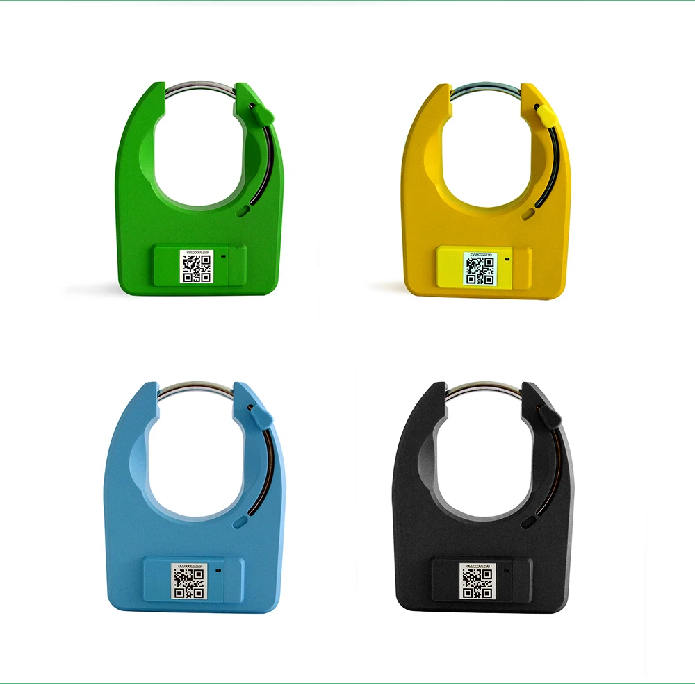 smart QR code scan bicycle lock popular waterproof long lifetime built in sensor GPRS+GPS smart bicycle lock E-bike sharing lock