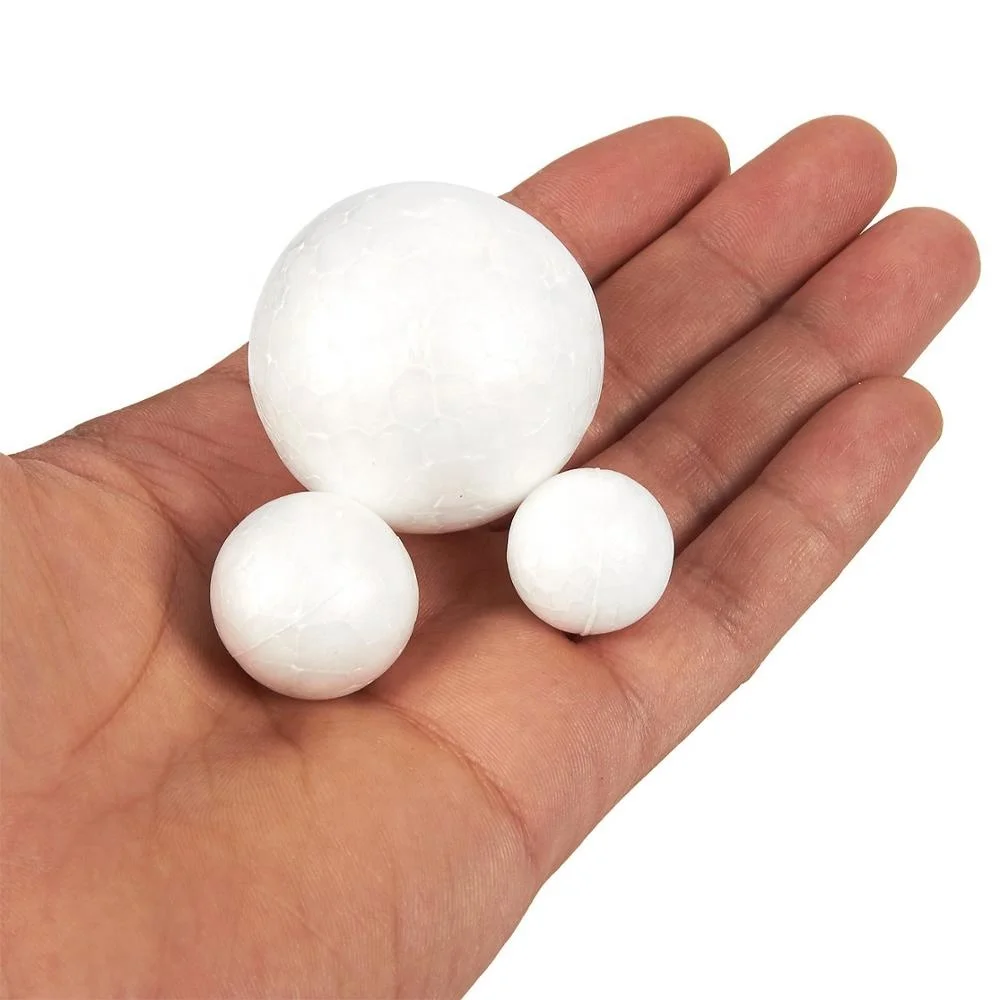 Cheap Factory Styrofoam Balls 100 Pack Smooth and Round Polystyrene Foam Ball For Arts and Craft Use