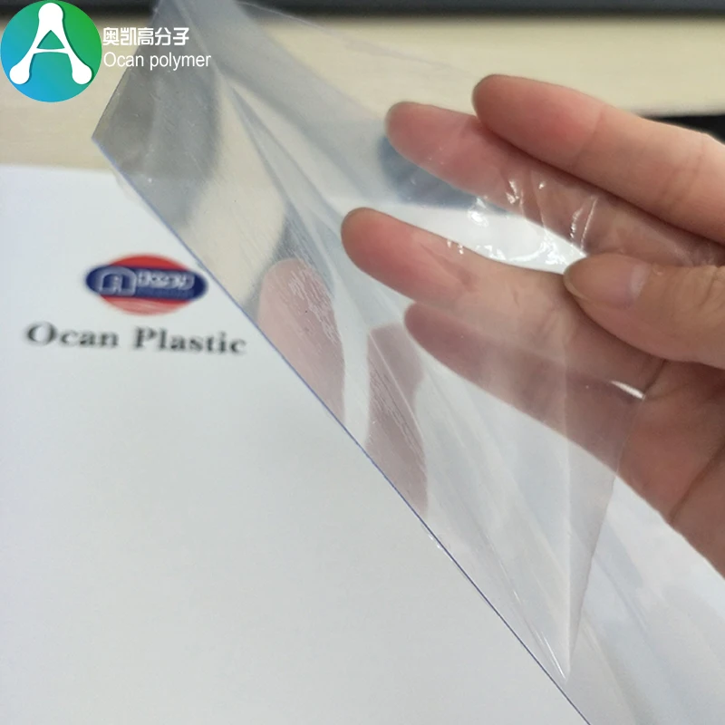 0.5mm Clear Transparent Rigid Plastic PVC Polymer Sheet for Printing