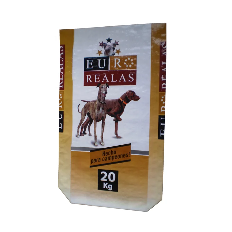 
bopp laminated PP woven horse feed bag 