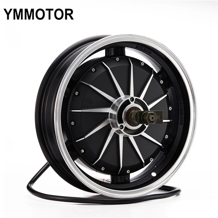 14 Inch 4000W 72V Bldc Hub Motor Electric Motorcycle Brushless Dc Motors For Sale