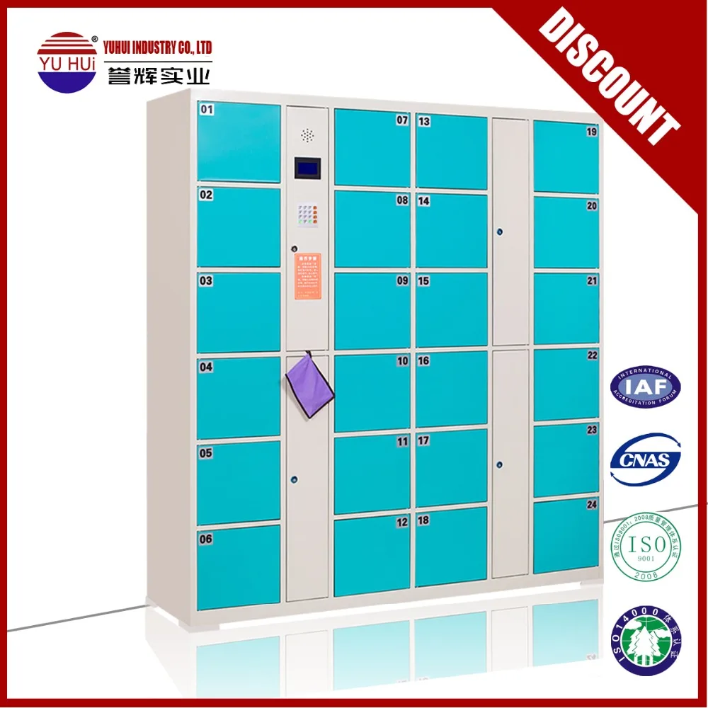 
Public intelligent coin locker for supermarket / library/airport electronic wireless locker 