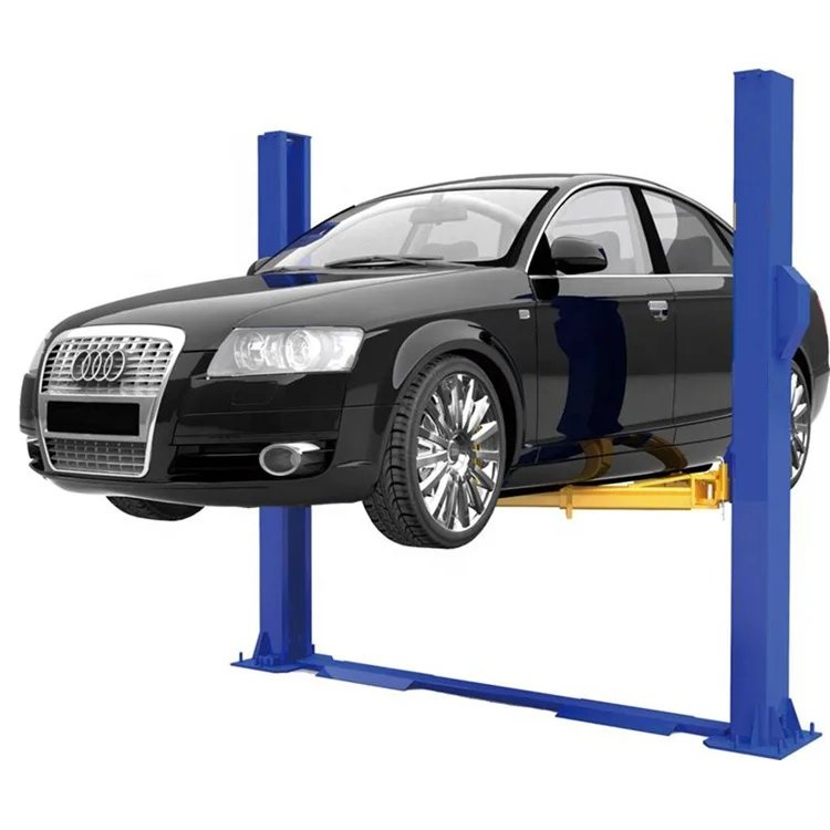 9000lb 4ton Two post floor plate car lift with good quality for car lifting or car repairing from China