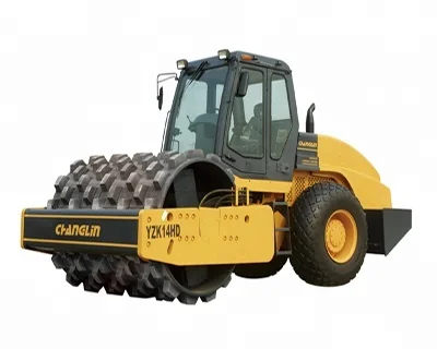 YZK14HD Small soil compactor 14ton CHANGLIN vibratory road roller YZK14HD roller compactor or padfoots,double drum optional