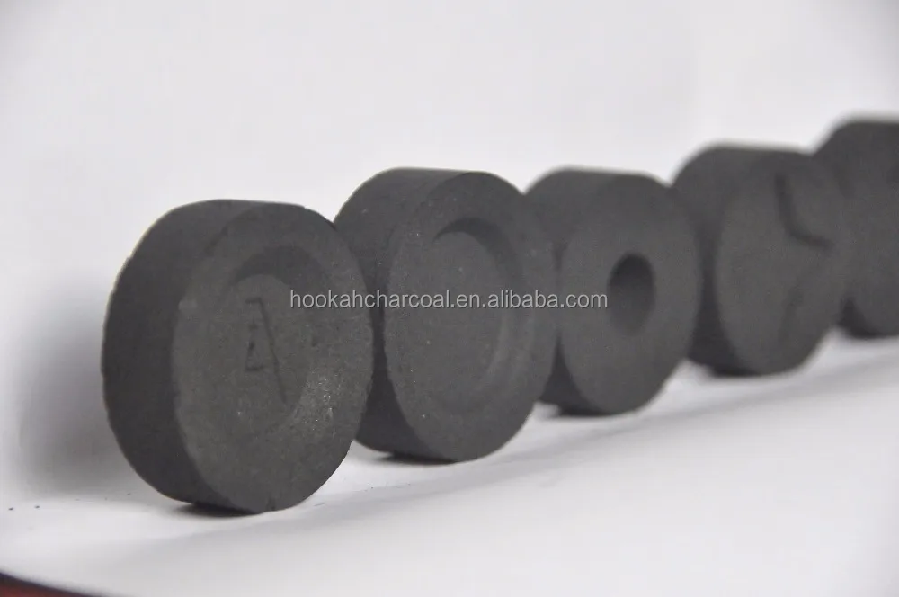 Wholesale No Smoke Charcoal OEM Round Shape Coconut Shisha Hookah Charcoal