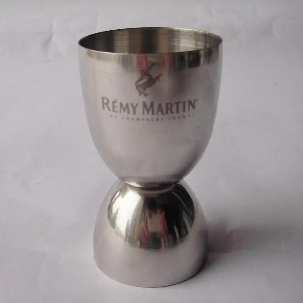 Нержавеющая сталь 304 двойная форма коктейль Jigger с ручкой Бар Мерный винный Jigger