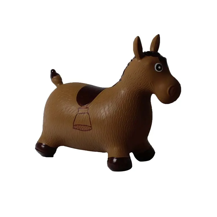 pvc inflatable riding horse bouncer toys