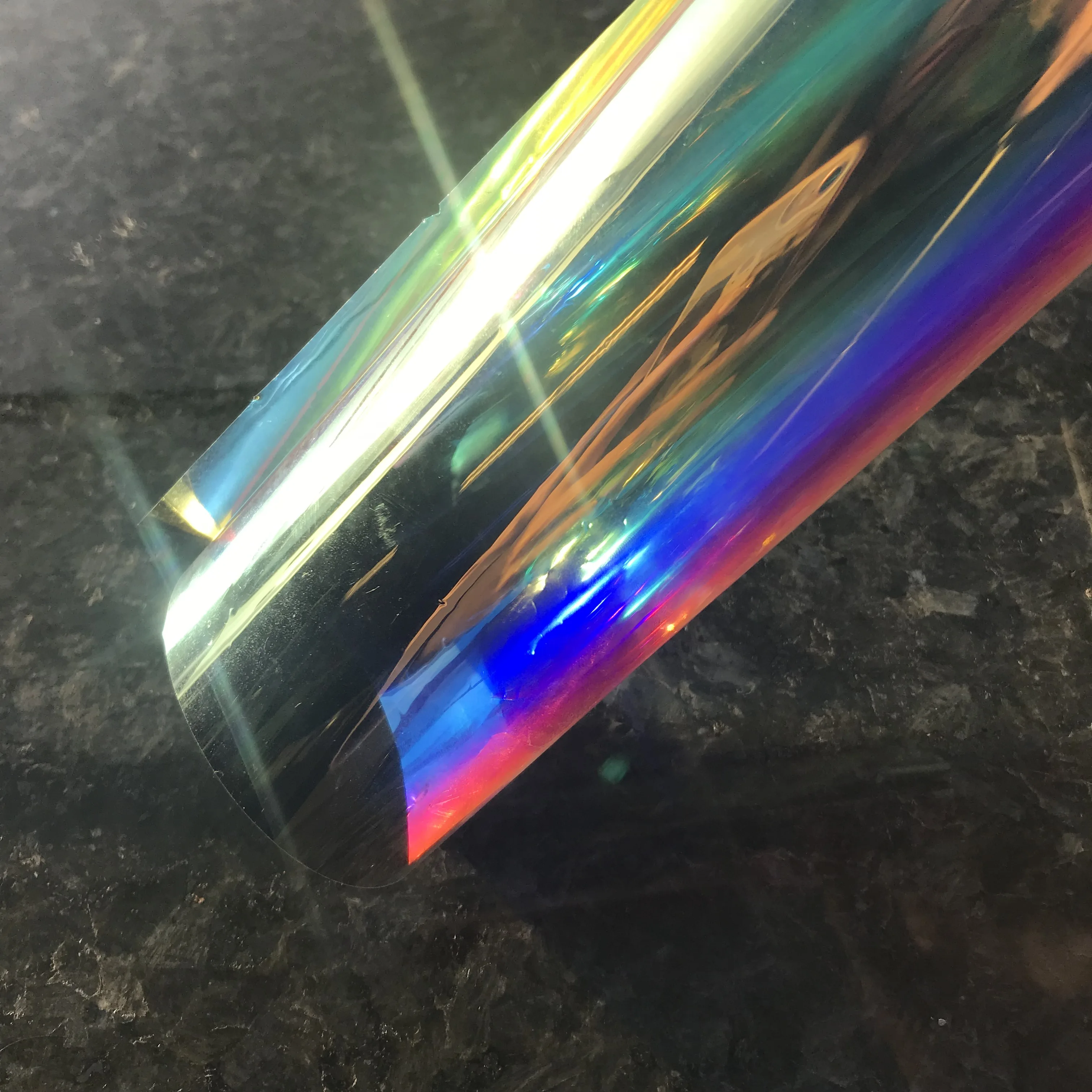 
RG 3M PET Iridescent Rainbow Dichroic Building Decorative film 