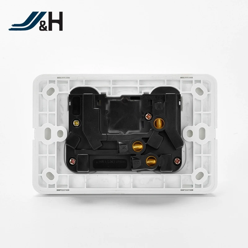 AU standard SAA new type 15A Double powerpoints slimline wall switch and socket