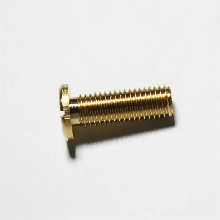 Brass Round Head Slotted Screw Internal Thread Screws