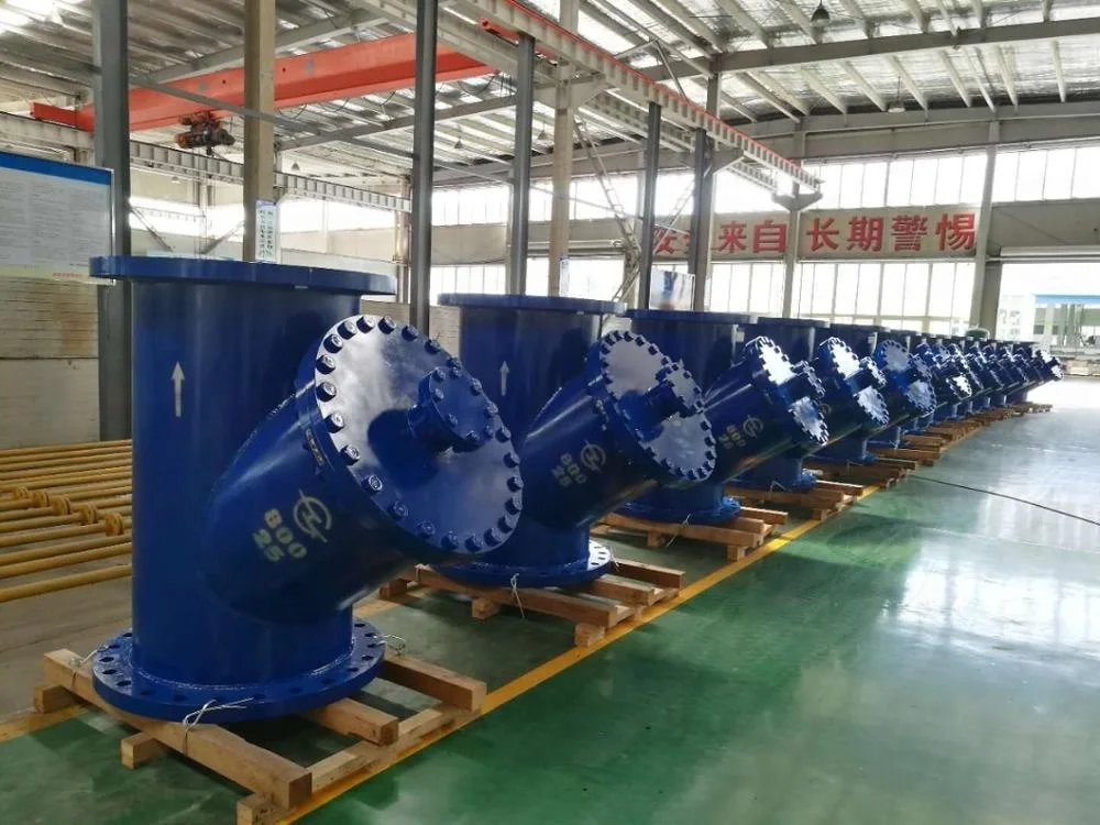 Cast steel wcb y strainer  RF end y type strainers