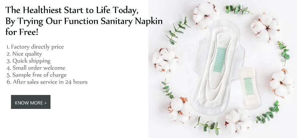 Hot sale women cotton sanitary napkins pad wholesale menstrual pad for ladies in bulk with OEM Service