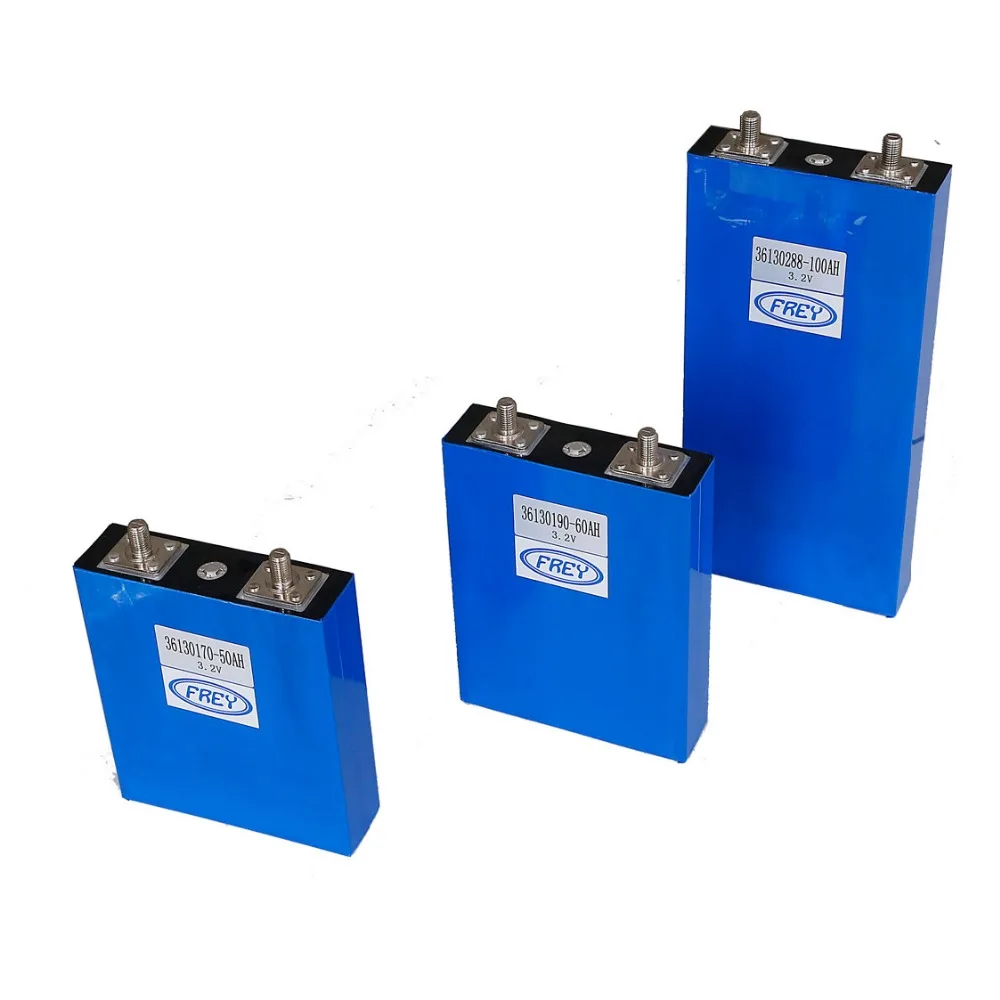 Grade A Prismatic Aluminum Case 3.2v 50Ah Lifepo4 Battery Cell