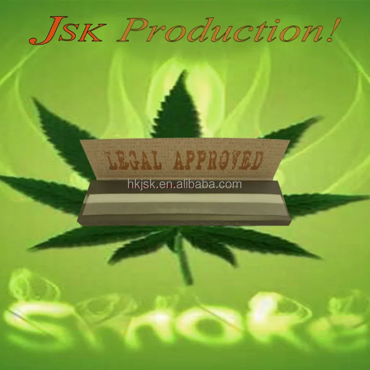 Индивидуальная курительная бумага для сигарет OEM чистая конопляная неотбеленная бумага для риса, табака