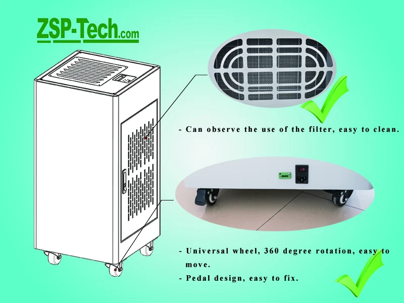 
High efficiency UV light garden greenhouse air purifier sterilizer with lower cost 