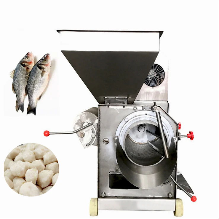 Small commercial fish meat grinder  fish skin removing machine fish meat and bone separator machine