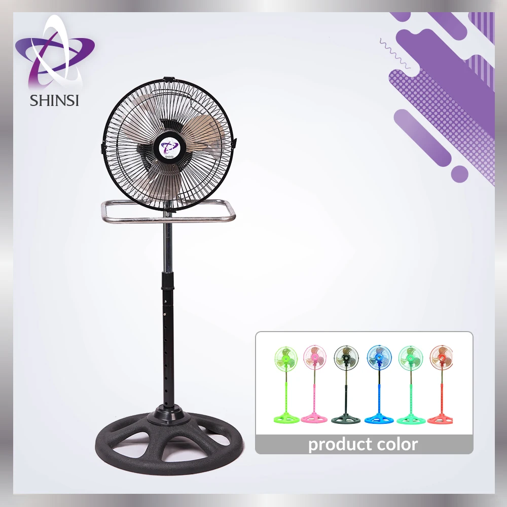 
New Trendy Taiwan Factory Direct 3 in1 Electric Fan SS-1010 inch Multi color 