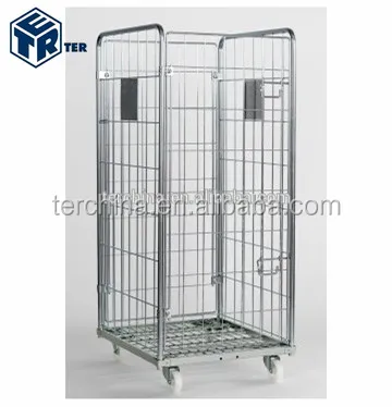Металлический каркас контейнера с двери/тележка оборудования для белья
