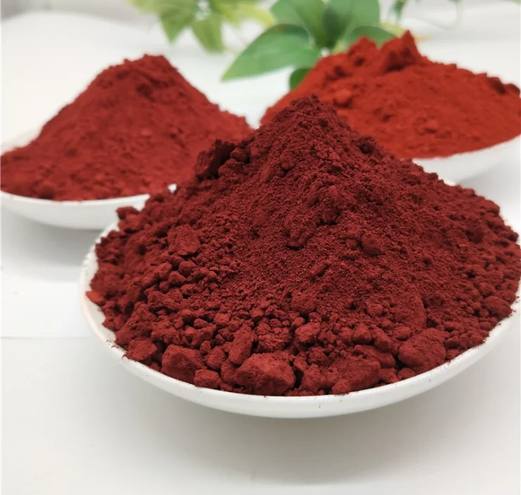 factory pigment iron oxide red color paint  For Ceramic / Brick / Plastic/ Rubber